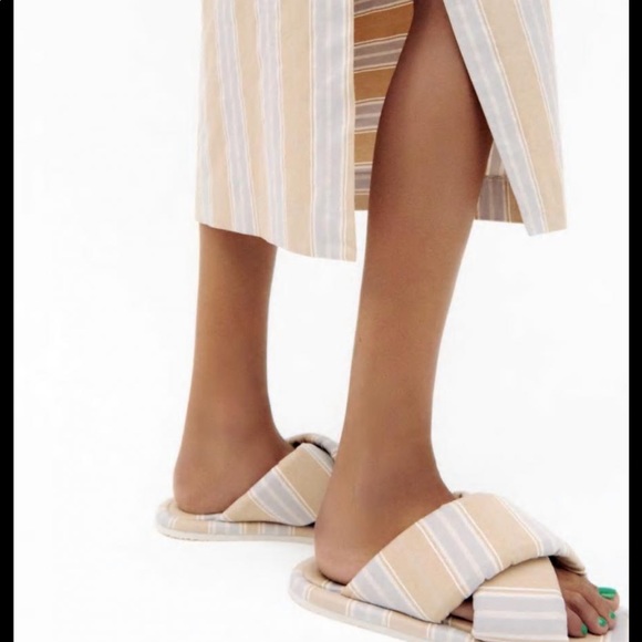 Draped midi skirt striped - Picture 7 of 13